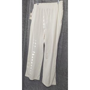 Juicy Couture‎ Women's Bleached White Terry Cloth Sweatpants XXL NWT